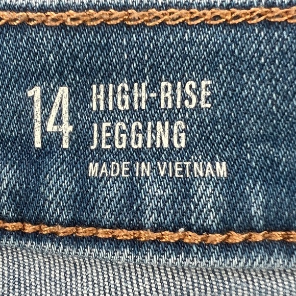 a.n.a High Rise Rough Hem Jeggings Size 14 Women’s - Picture 4 of 6